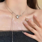 Star Custom 2025New Year's Exaggerated Punk Necklace y2k Irregular Subculture Hip-Hop Trend Unisex Niche Collarbone Chain