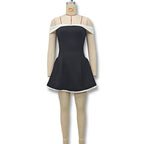 New Fashion Sexy Strapless One-Shoulder Slim Fit Short Dress