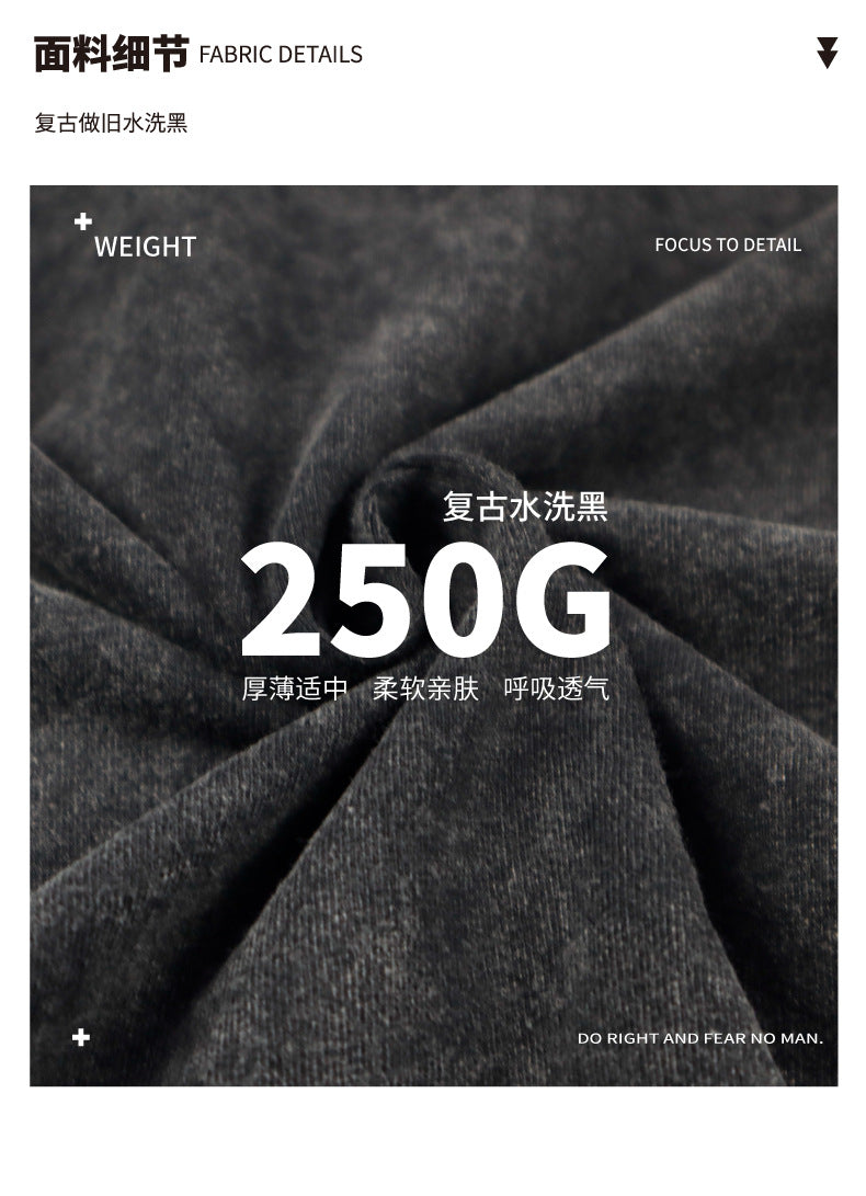 Same Style as Stars Billie Printed Short Sleeve T Trendy Heavyweight Crew Neck Hooded Sweatshirt