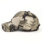 Celebrity Style Hat Autumn Winter Hat Cotton Soft Top Outdoor Camouflage Baseball Cap Unisex Hat Mountaineering Duckbill Cap