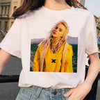 Same Style as Stars Billie Girl with a Pearl Earring World Famous Painting by Vermeer Short Sleeve T T-shirt Women's Bottoming Shirt