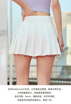 Pop-Punk Princess Pleated Mini Skirt - High Waist Tennis Core