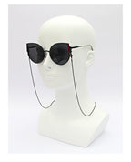 Celebrity Style Snake Chain Stainless Steel Non-Fading Mask Chain Titanium Steel Glasses Chain Women's Neck Hanging Men's Mask Rope Hanging Chain High-End Safety Protection