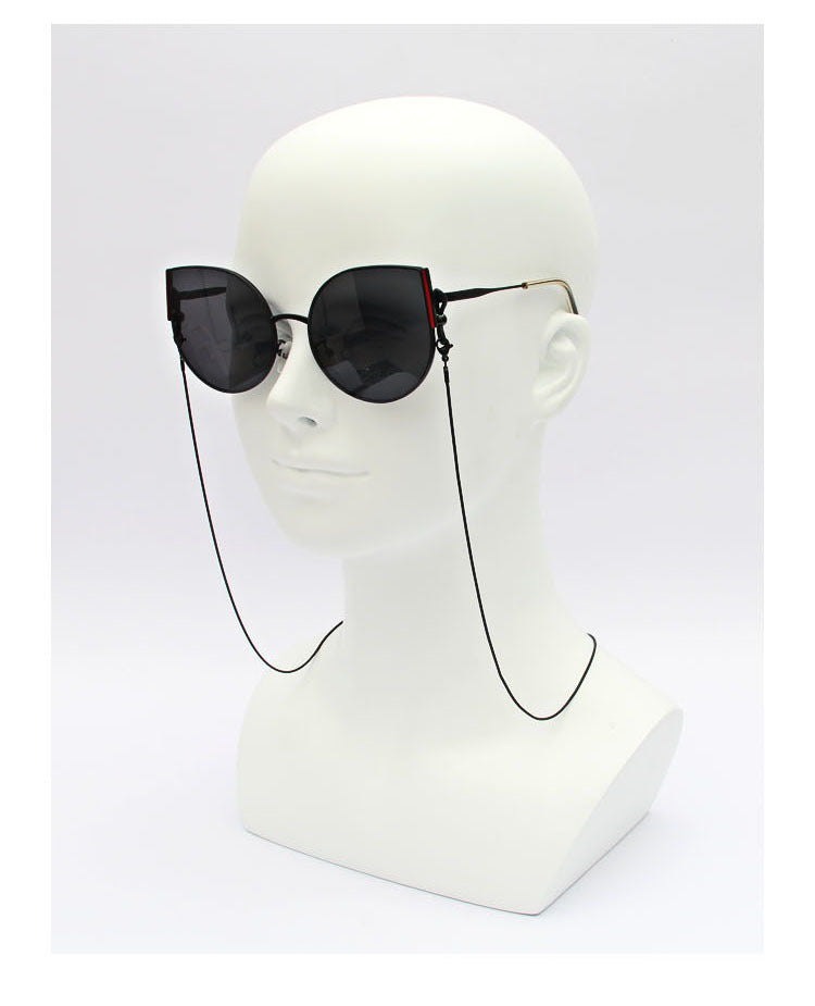 Celebrity Style Snake Chain Stainless Steel Non-Fading Mask Chain Titanium Steel Glasses Chain Women's Neck Hanging Men's Mask Rope Hanging Chain High-End Safety Protection