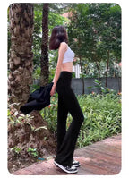 Custom Celebrity Design v2025New Autumn Winter Flared Shark Pants Slimming Yoga Fleece Casual Shark Pants