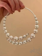 Star Custom 2025New Year's Exaggerated Punk Necklace y2k Irregular Subculture Hip-Hop Trend Unisex Niche Collarbone Chain