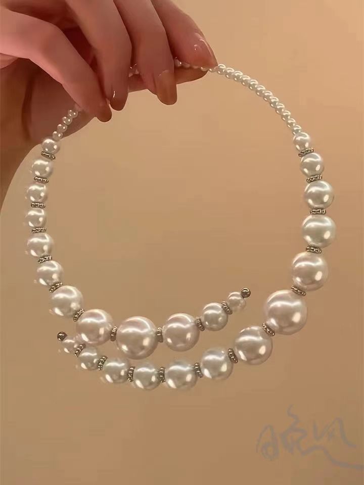 Star Custom 2025New Year's Exaggerated Punk Necklace y2k Irregular Subculture Hip-Hop Trend Unisex Niche Collarbone Chain