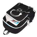 Celebrity Style Trend Billie Teenage Primary and Secondary School Students Schoolbag USB Men's and Women's Casual Backpack