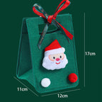 48h Shipping Christmas Eve Packaging Bag Small Gift Bag Felt Handheld Candy Bag