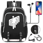 Celebrity Style Trend Billie Teenage Primary and Secondary School Students Schoolbag USB Men's and Women's Casual Backpack