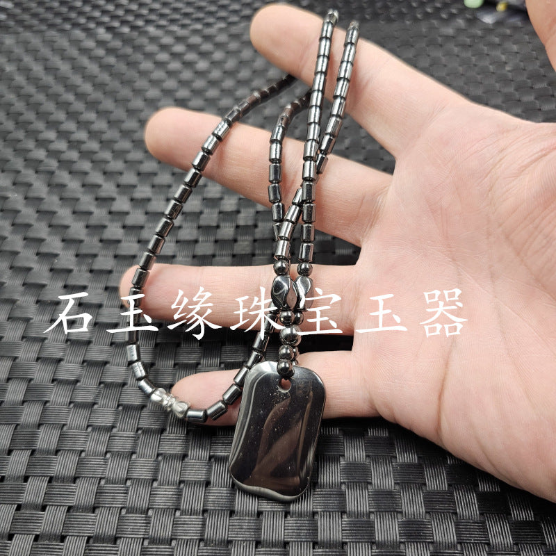 Star Custom Celebrity Imitation Terahertz Dolphin Necklace Round Ring Jade Clasp Cross Necklace Jewelry Sweater Chain Collarbone Necklace