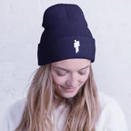 Same Style as Stars Billie Embroidered Knitted Hat Pullover Unisex Woolen Cold Hat Same Style as Stars
