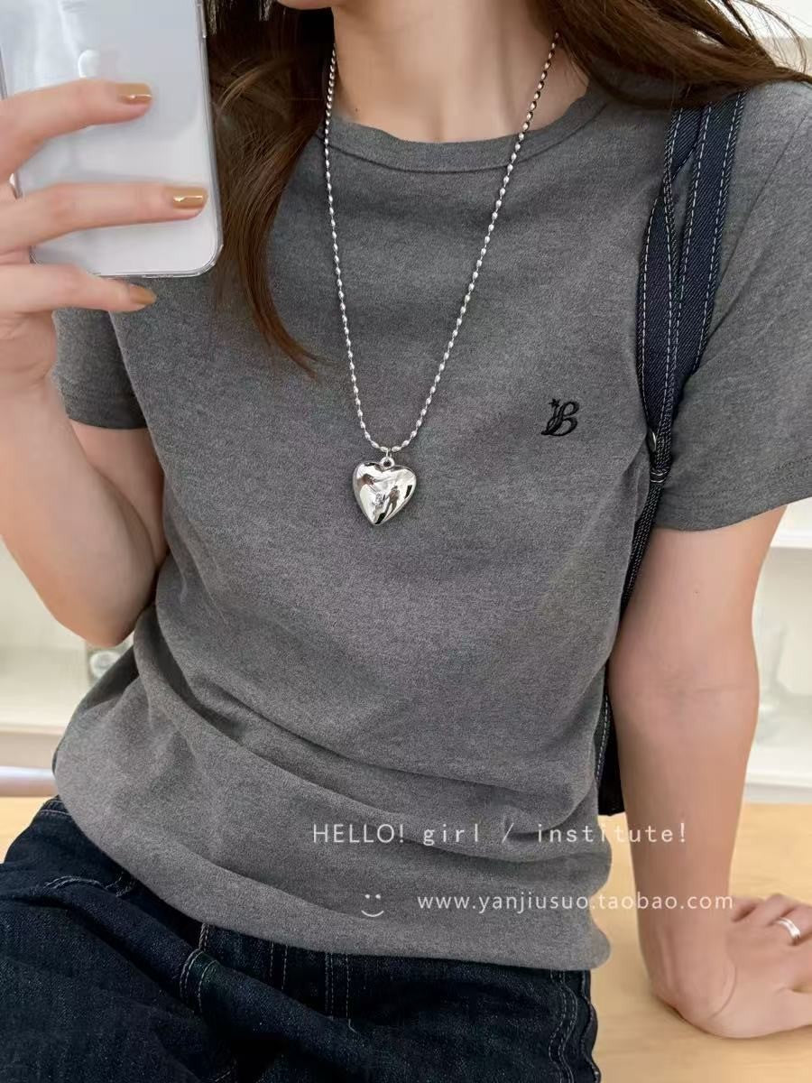 Star Custom New Mysterious Black Long Geometric Pendant Necklace for Women New Chinese Style Niche High-end Versatile Necklace Wholesale