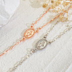 Celebrity Style Popular Cross Long Chain Necklace for Women Easter Trendy Jewelry Sexy Tassel Virgin Mary Pendant