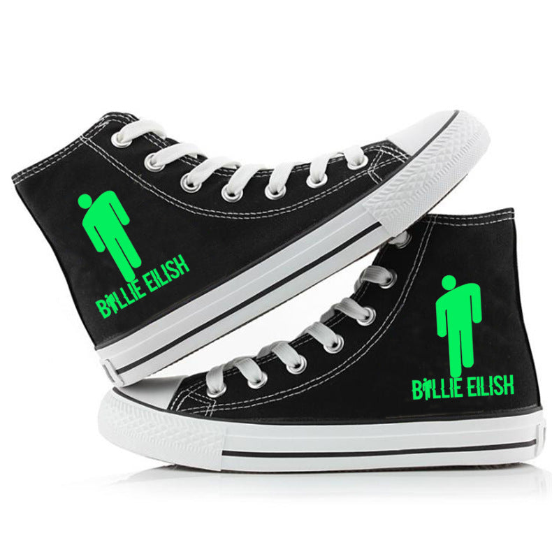Same Style as Stars BILLIE Canvas shoes for men and women, Korean style breathable couple shoes