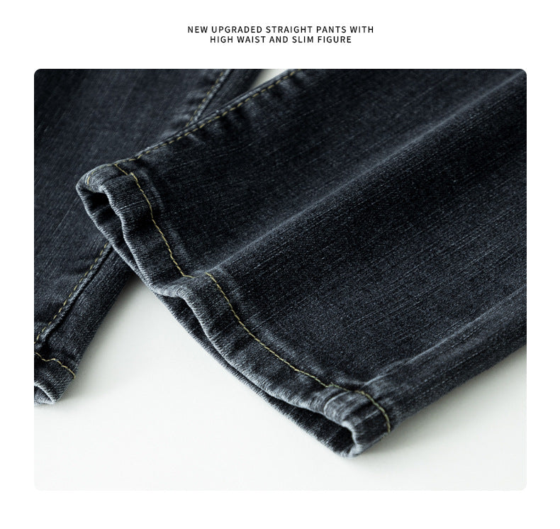 Rockstar Girlfriend High-Waist Cigarette Jeans - Noir Black