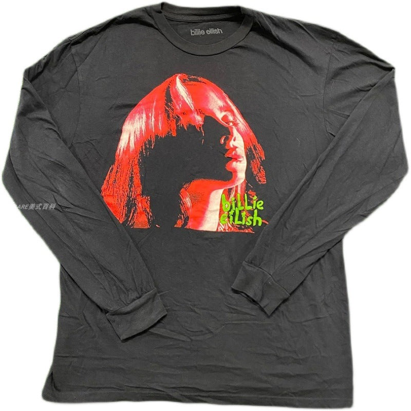 Celebrity Style Long Sleeve T Shirt