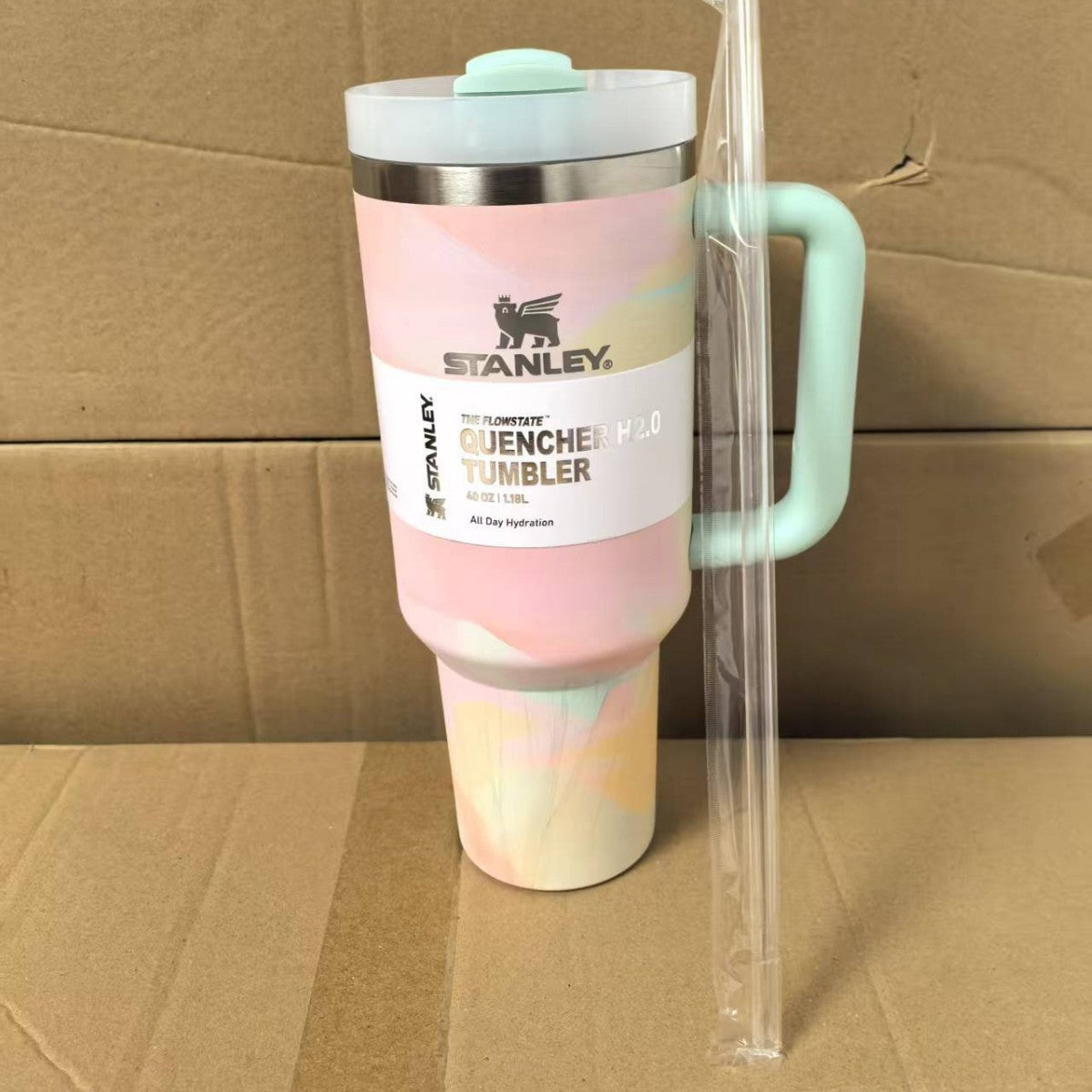 Star Custom stanley Stanley New340oz Large Capacity Car Cup Ice Block Cup304Stainless Steel Water Cup Thermos Cup