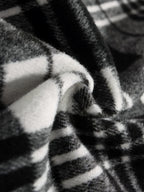 90s Grunge Plaid Maxi Skirt - "Brutal" MV Aesthetic