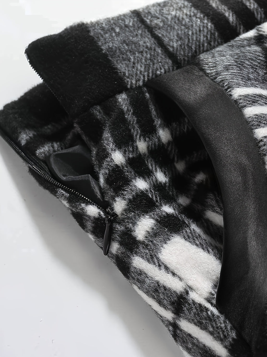 90s Grunge Plaid Maxi Skirt - "Brutal" MV Aesthetic