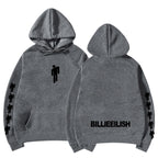 Same Style as Stars Billie Loose Fit Oversized Hoodie Sweatshirt for Singers
