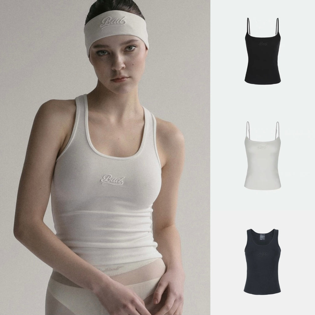 Star Custom South Korea badblood bcac  Style Spicy Girl Tank Top Camisole Women's Casual Slim Fit Niche Base Shirt