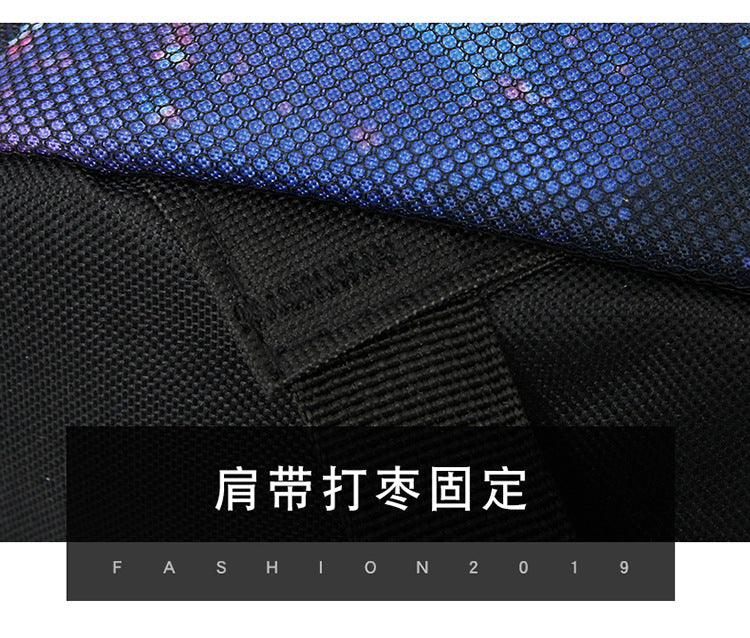 Celebrity Style Trendy European and American Billie Pencil Bag Shoulder Backpack Three-piece School Bag