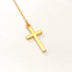 Celebrity Style Popular Cross Long Chain Necklace for Women Easter Trendy Jewelry Sexy Tassel Virgin Mary Pendant