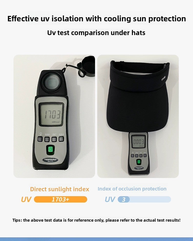 K-Pop Airport Style Sun Visor - UV Protection Sport Hat