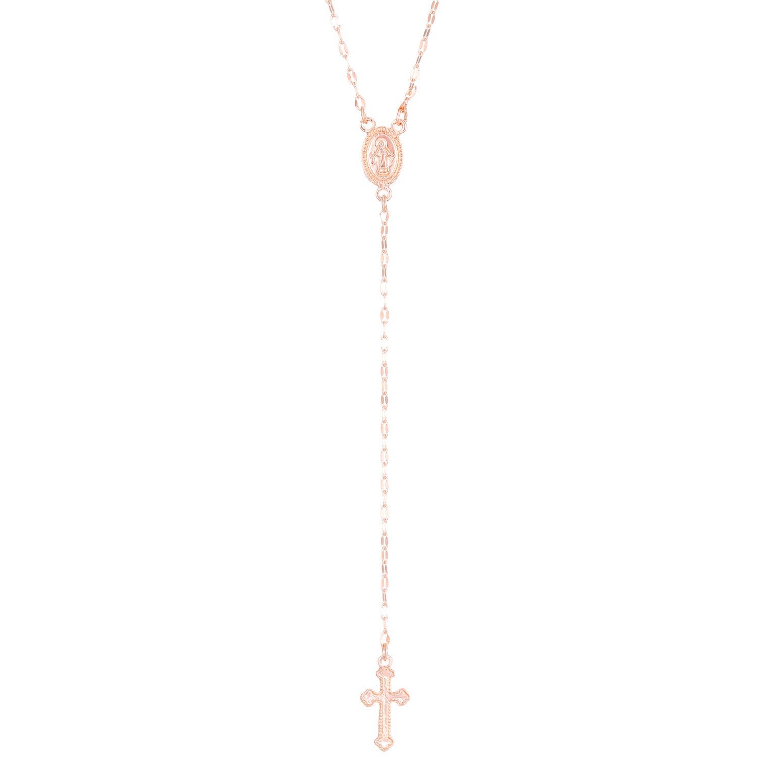 Celebrity Style Popular Cross Long Chain Necklace for Women Easter Trendy Jewelry Sexy Tassel Virgin Mary Pendant