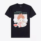 Japanese Retro Casual Unisex Short Sleeve Anime Merchandise T Loose-fitting Miyazaki Hayao Anime Shirt