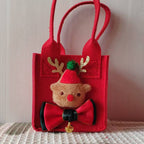48h Shipping Christmas Eve Packaging Bag Small Gift Bag Felt Handheld Candy Bag