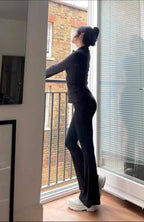 Custom Celebrity Design v2025New Autumn Winter Flared Shark Pants Slimming Yoga Fleece Casual Shark Pants