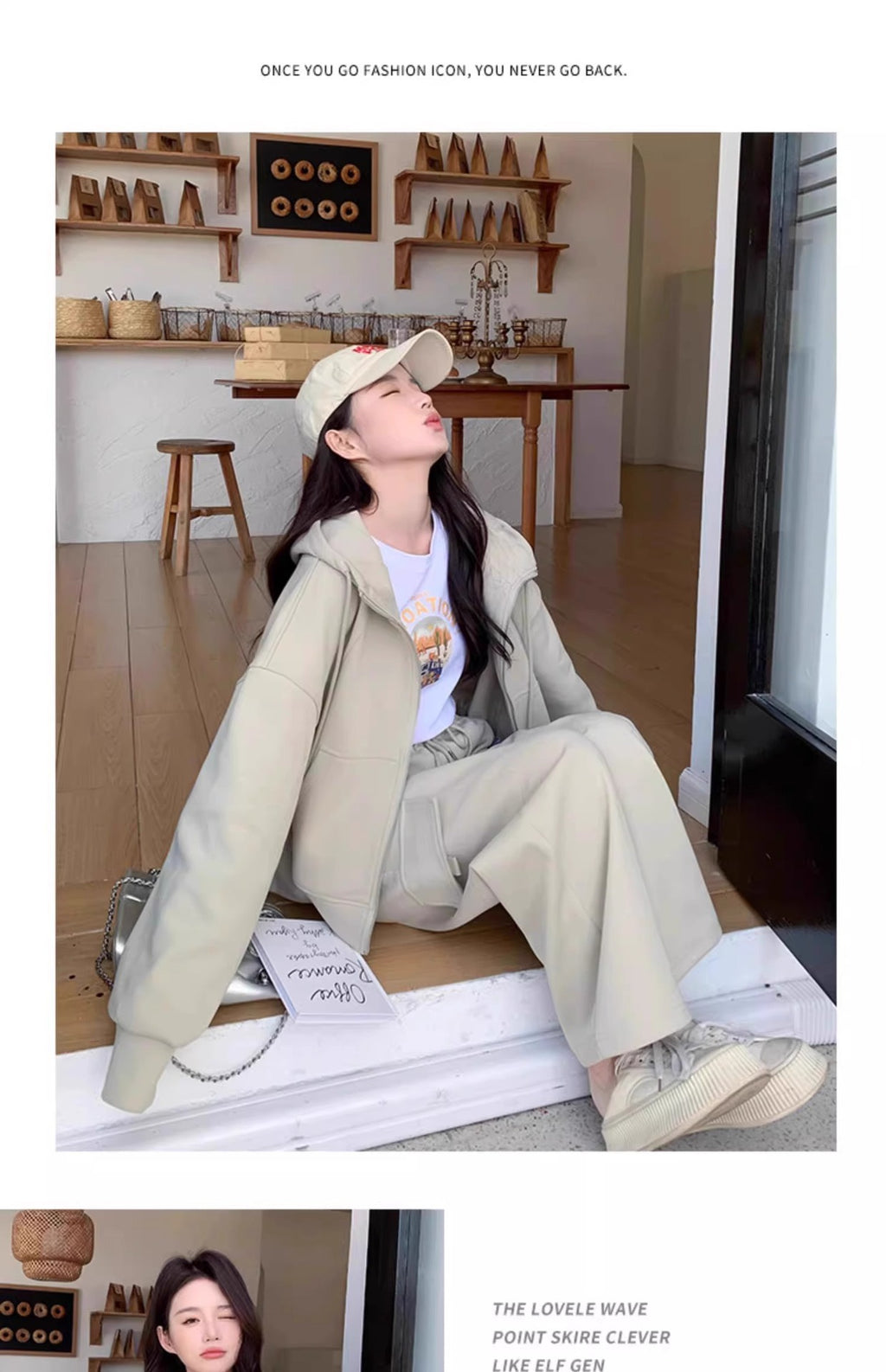 High-End Casual Sports Suit for Women, Autumn and Winter, Petite Workwear Style, Sweatshirt and Sweatpants Two-Piece Set, Early Autumn Complete Set