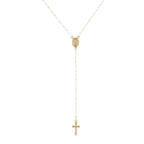 Celebrity Style Popular Cross Long Chain Necklace for Women Easter Trendy Jewelry Sexy Tassel Virgin Mary Pendant