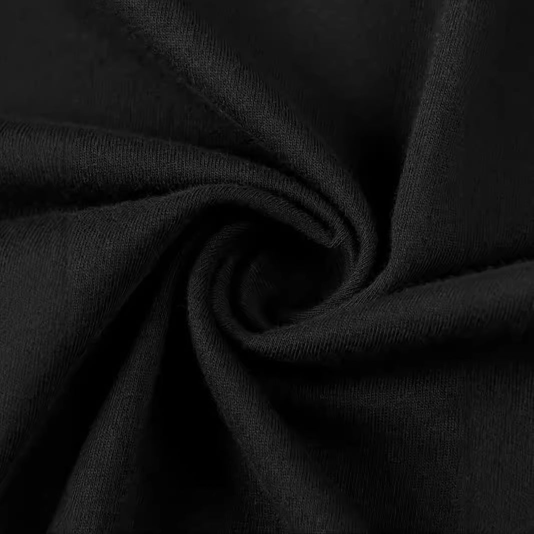 Singer Billie Eilish Bili Retro Print Pure Cotton Street Style Round Neck Summer Drop Shoulder Universal American Style T Shirt