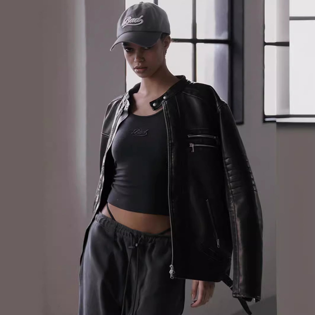 Star Custom South Korea badblood bcac  Style Spicy Girl Tank Top Camisole Women's Casual Slim Fit Niche Base Shirt