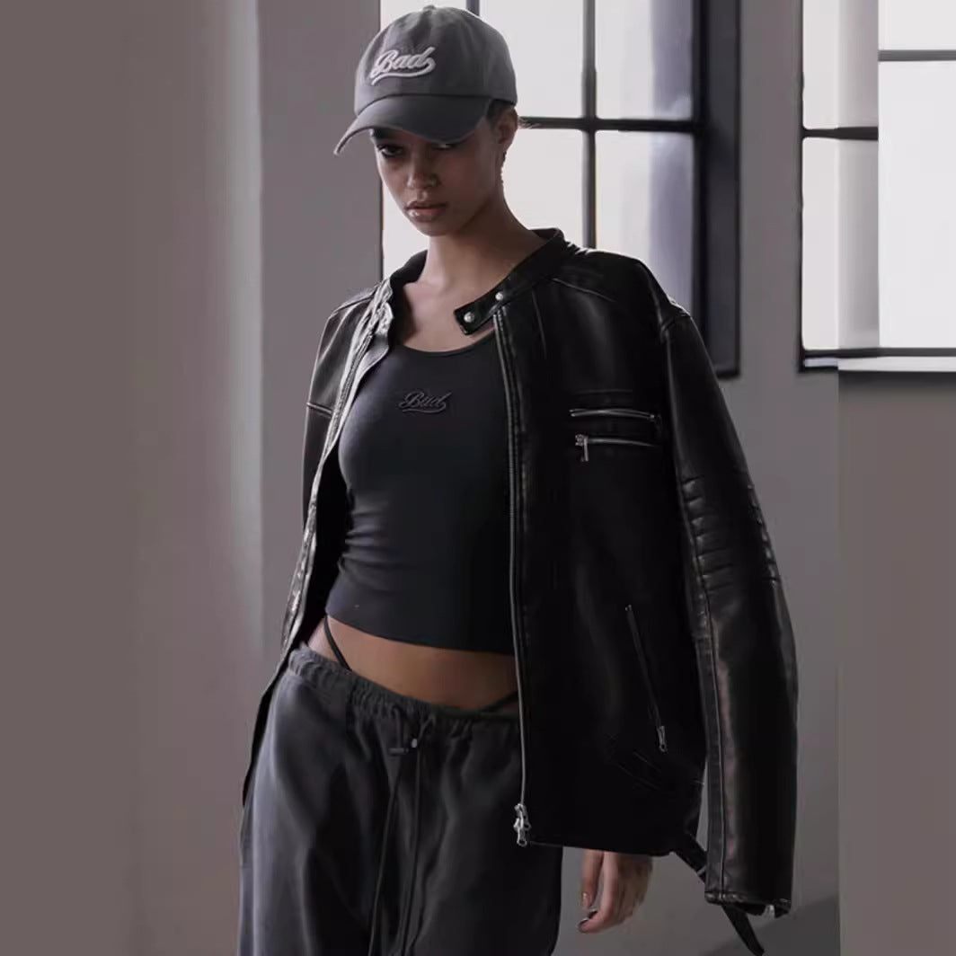 Star Custom South Korea badblood bcac  Style Spicy Girl Tank Top Camisole Women's Casual Slim Fit Niche Base Shirt