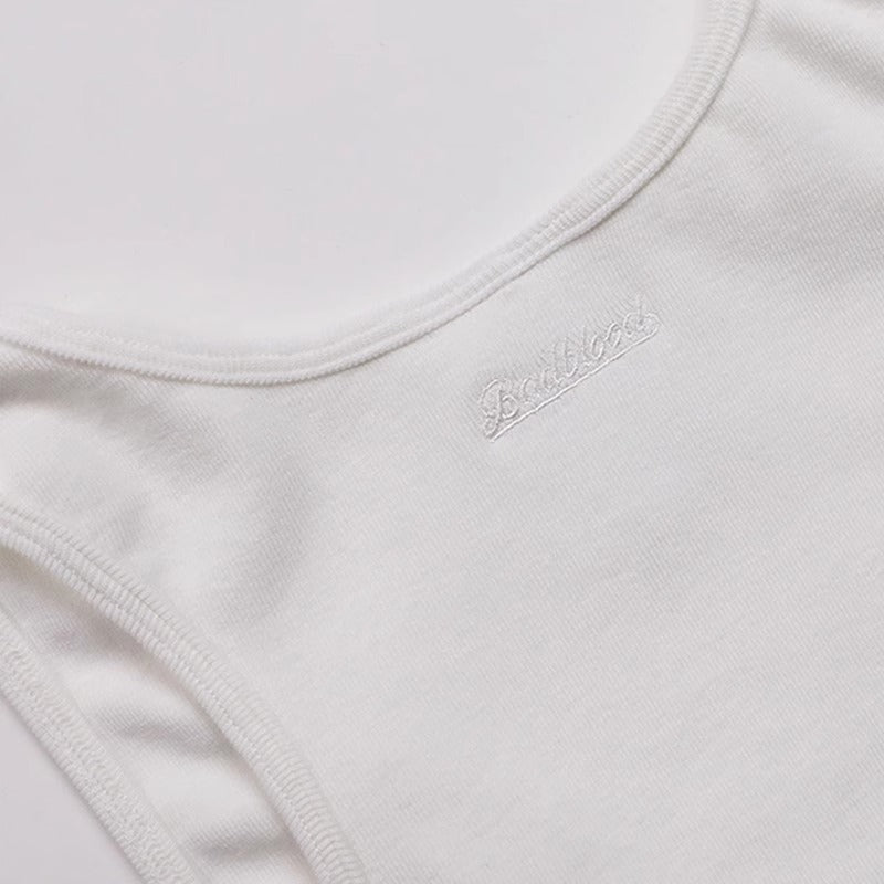 Star Custom South Korea badblood bcac  Style Spicy Girl Tank Top Camisole Women's Casual Slim Fit Niche Base Shirt