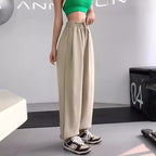 Women's Jogger Pants Yoga Casual Fitness Dance Training Running High Waist Drawstring Wide Leg Sweatpants Loose Fit1428