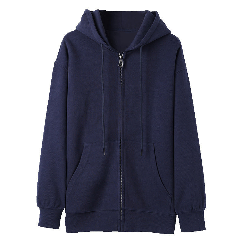 Early Autumn Women's Sweatshirt Jacket2025Spring and Autumn New Style Hooded Loose Casual Cardigan Thin Sports Fleece Top