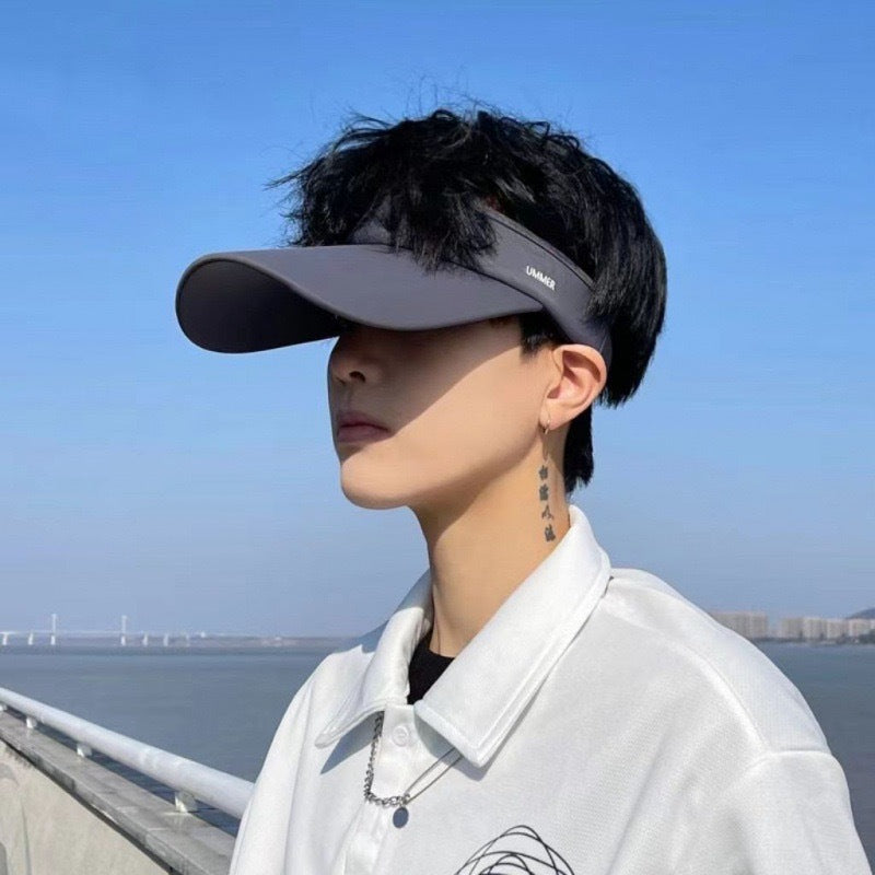 K-Pop Airport Style Sun Visor - UV Protection Sport Hat