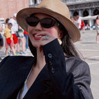 Cat Eye Sunglasses PA Same Style Personality Hot Girl Style Sunglasses Fashion Glasses9069Ultraviolet Ray