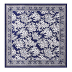 Same Style as Stars2025New Paisley Small Cashew Deformed Insect Satin70Silk Scarf Scarf Headscarf Fashion Design Small Water Drop Square Scarf Decoration Matching Headscarf