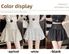 "Traitor" MV Vibe Sequin Skirt - Cream Coquette Mini