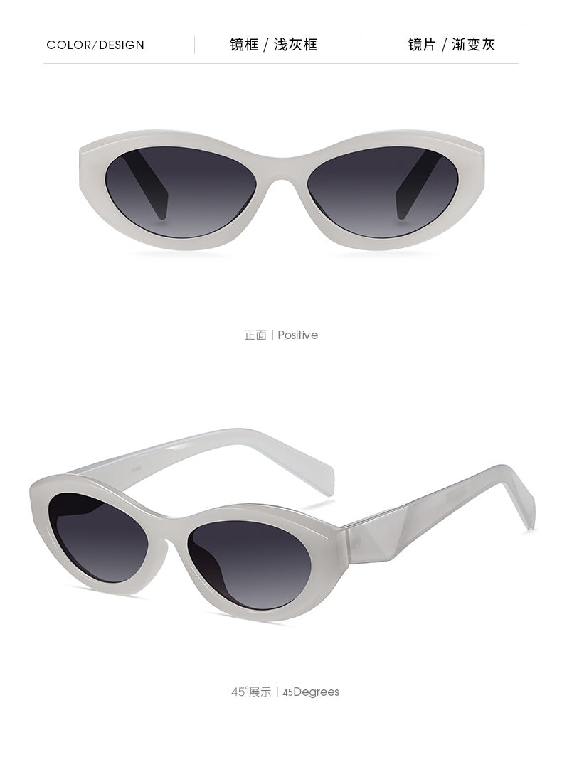 Cat Eye Sunglasses PA Same Style Personality Hot Girl Style Sunglasses Fashion Glasses9069Ultraviolet Ray