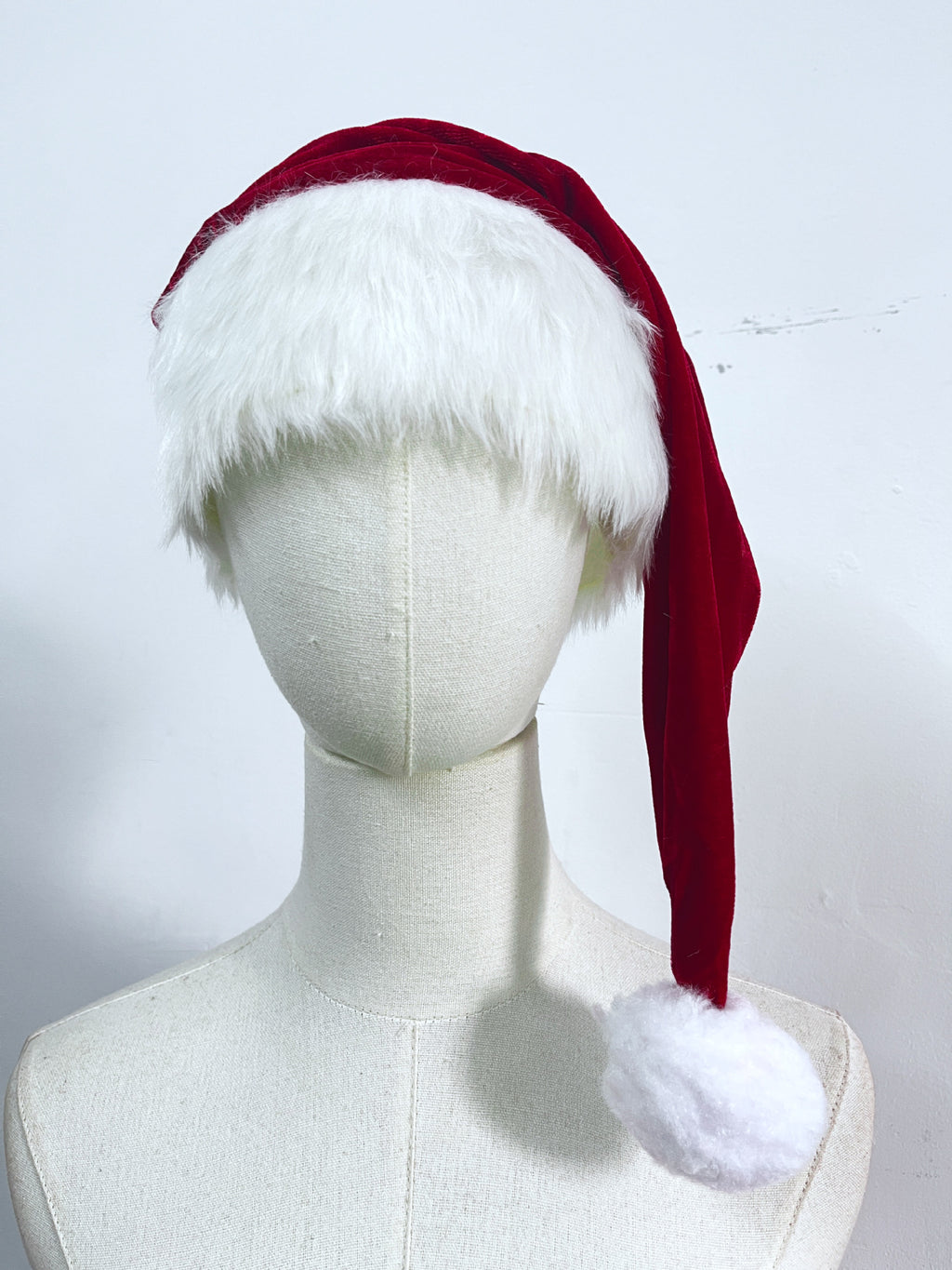 Red Fluffy Christmas Sexy Dress Red Cowboy Hat Pure Desire Set Santa Claus Costume