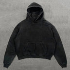 Harajuku Fashion Retro Skull Print Hoodie y2k Streetwear Hoodie for Couples