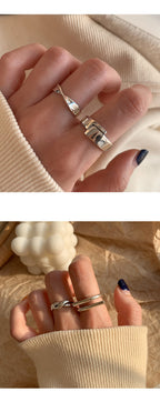 2026New design with high-quality texture925Index Finger Pure Silver Decorative Ring for Women, Light Luxury Niche ins Minimalist Style Personality Fashion Ring