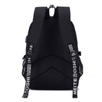 Celebrity Style Trend Billie Teenage Primary and Secondary School Students Schoolbag USB Men's and Women's Casual Backpack